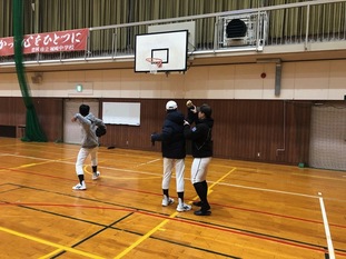 ピッチング指導