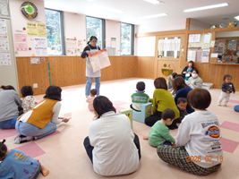 写真：前回の活動の様子