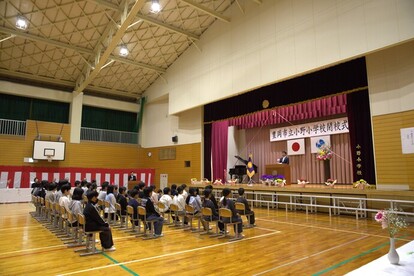 写真：閉講式の様子
