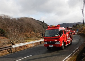 画像：第6分団（赤花付近）