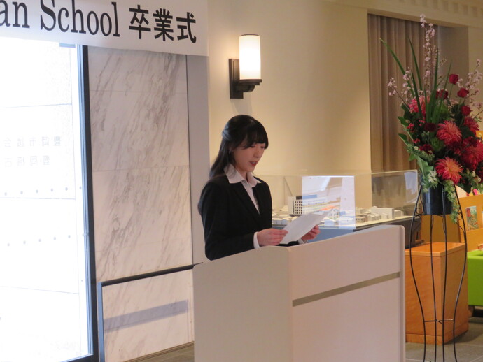 写真：卒業式の様子1