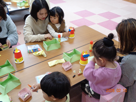 写真：前回の活動の様子