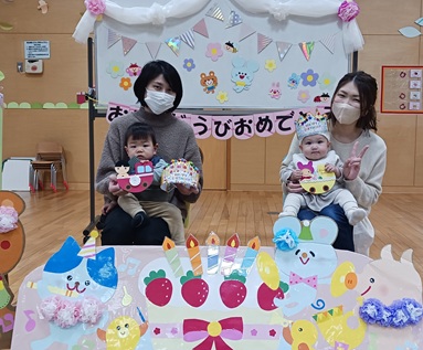 写真：お誕生会の様子