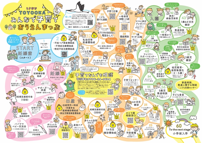 画像：TOYOOKAみんなで子育ておうえんまっぷ