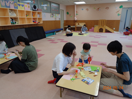 写真：前回の活動の様子
