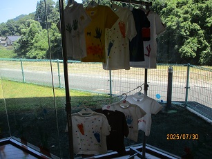 親子Tシャツ作り