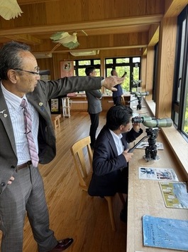野生復帰の視察