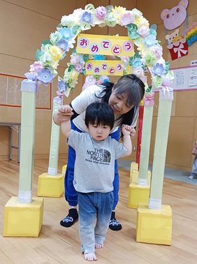 写真：お誕生会の様子
