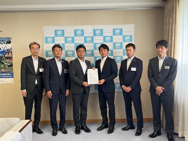 齋藤知事に緊急要望を行った但馬地域の首長ら