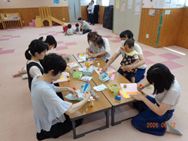 写真：前回の活動の様子