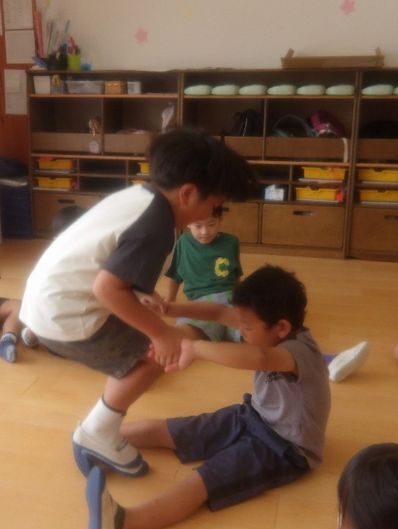グーパージャンプの様子