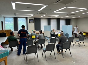 受付の様子