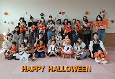 写真：ハロウィン遊びの様子