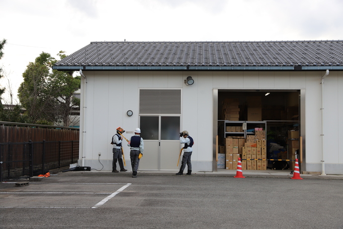 実地訓練の様子