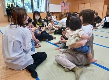 写真：合同活動の様子