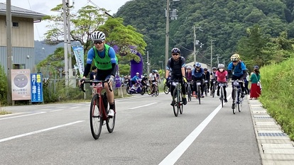 写真:コウノトリチャレンジライドin但馬